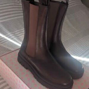 Pieces Espresso Chelsea Boots